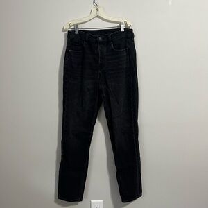 American Eagle Outfitters Black Straight Leg Jeans for Casual Wear